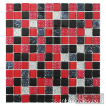 Azulejo mosaico de diseñador vendedor caliente de color rojo